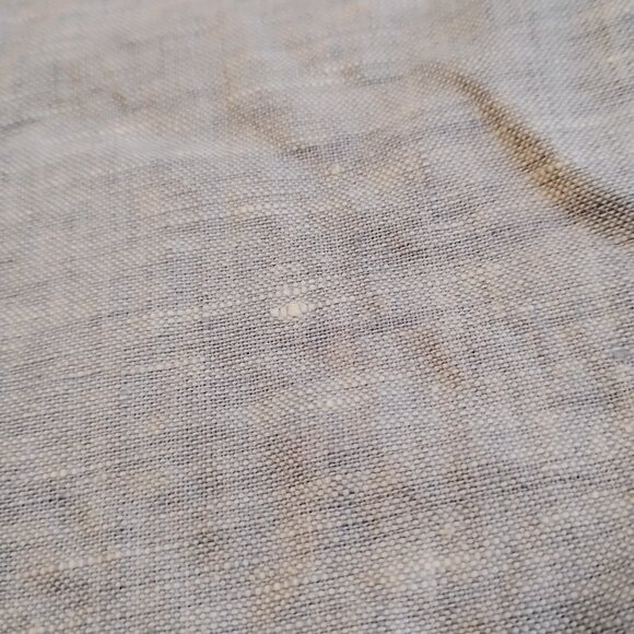 Dapu Pillow Shams Linen Standard Queen Blue Chambray Soft Pair Set of 2 - Picture 5 of 6